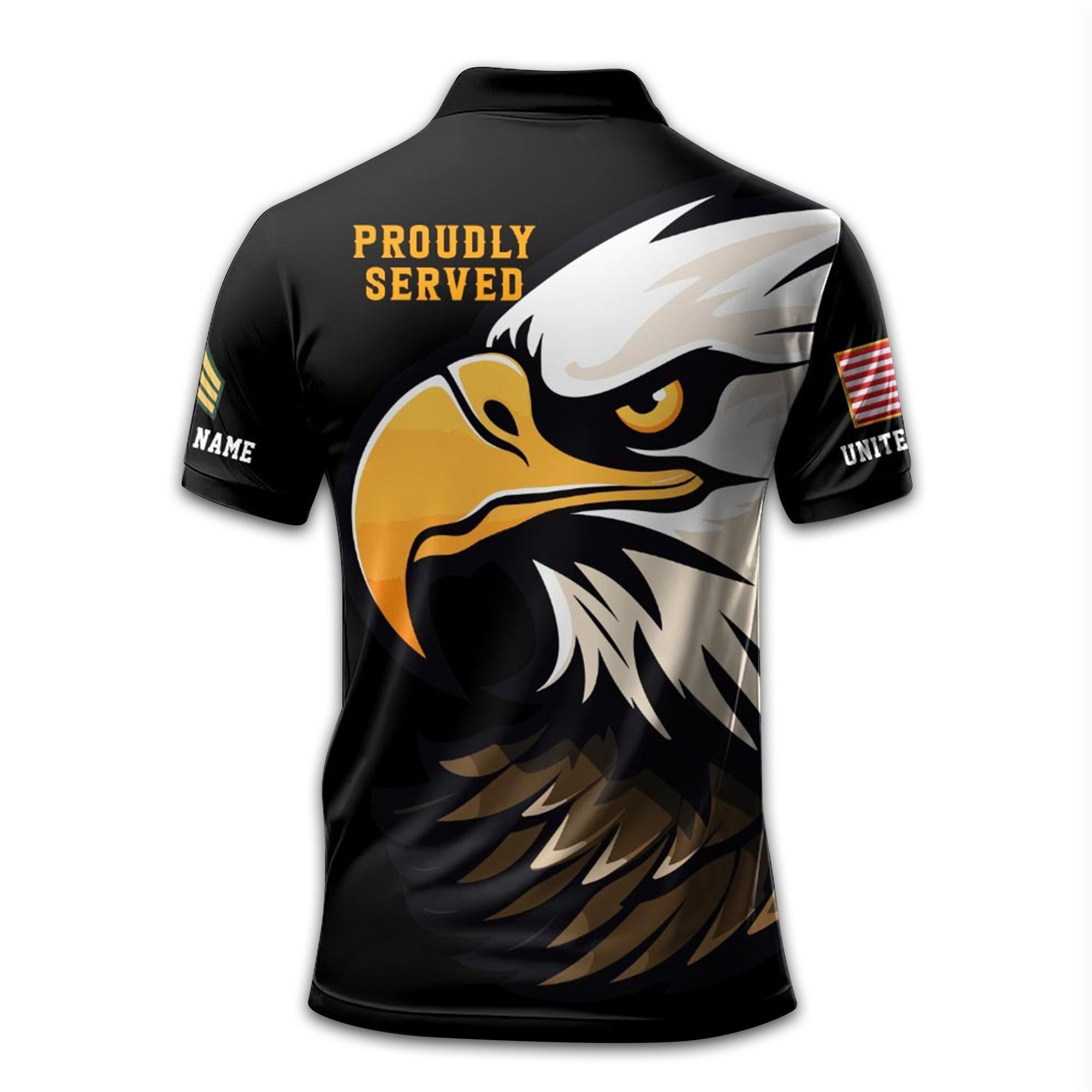 Premium Custom US Army Polo Shirt VPVC209301, Gifts For Army Veteran, Best Gifts On Father's Day, Armed Forces Day, Independence Day, Veterans Day.