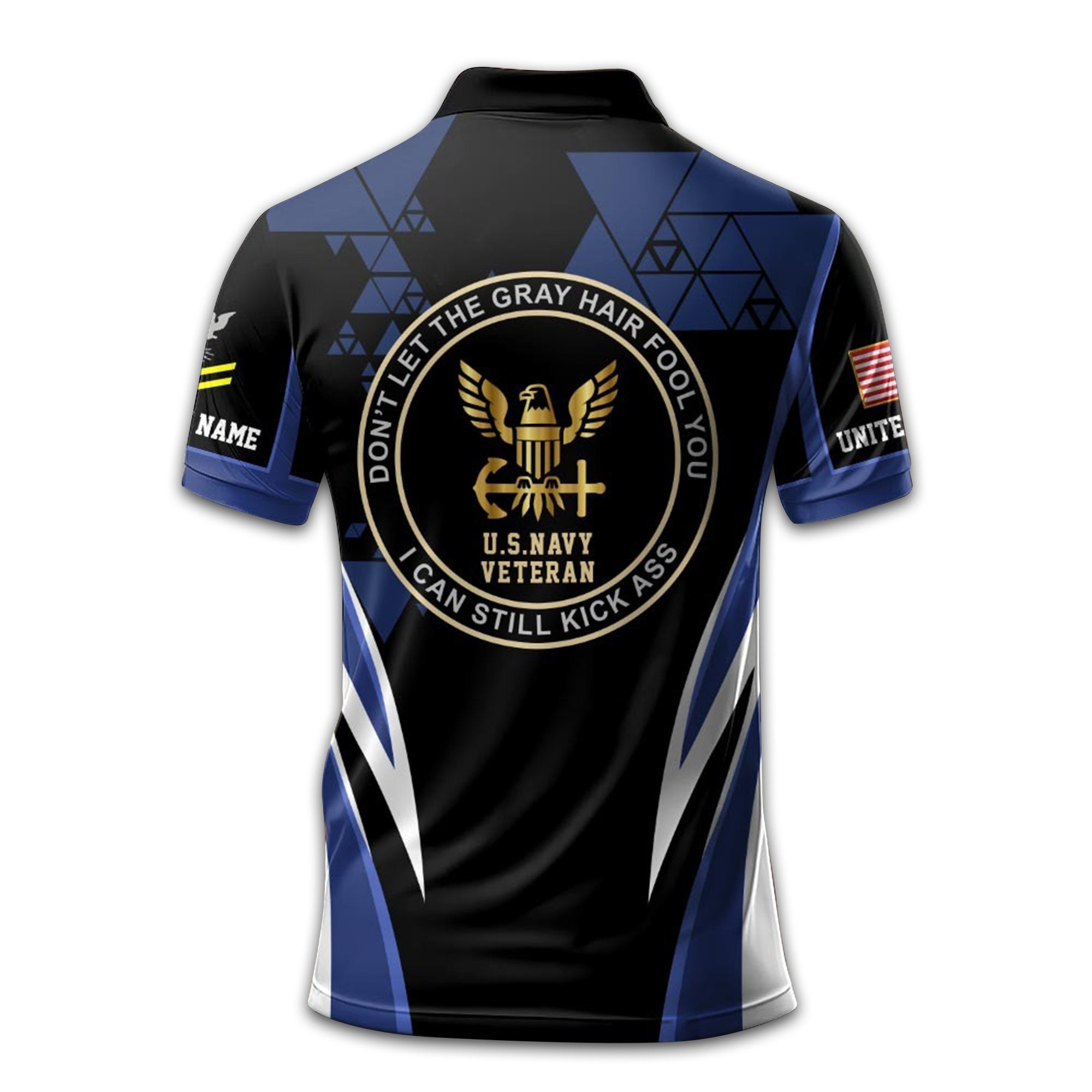 Premium US Navy Polo Shirt VPVC209502, Custom Name, Rank, Year, Gifts For Navy Veteran, Best Gifts On Father's Day, Armed Forces Day, Independence Day, Veterans Day.