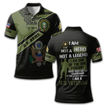 Premium Custom US Army Polo Shirt VPVC209601, Gifts For Army Veteran, Gifts For Dad, For Husband, Best Gifts On Father's Day, Armed Forces Day, Independence Day, Veterans Day.