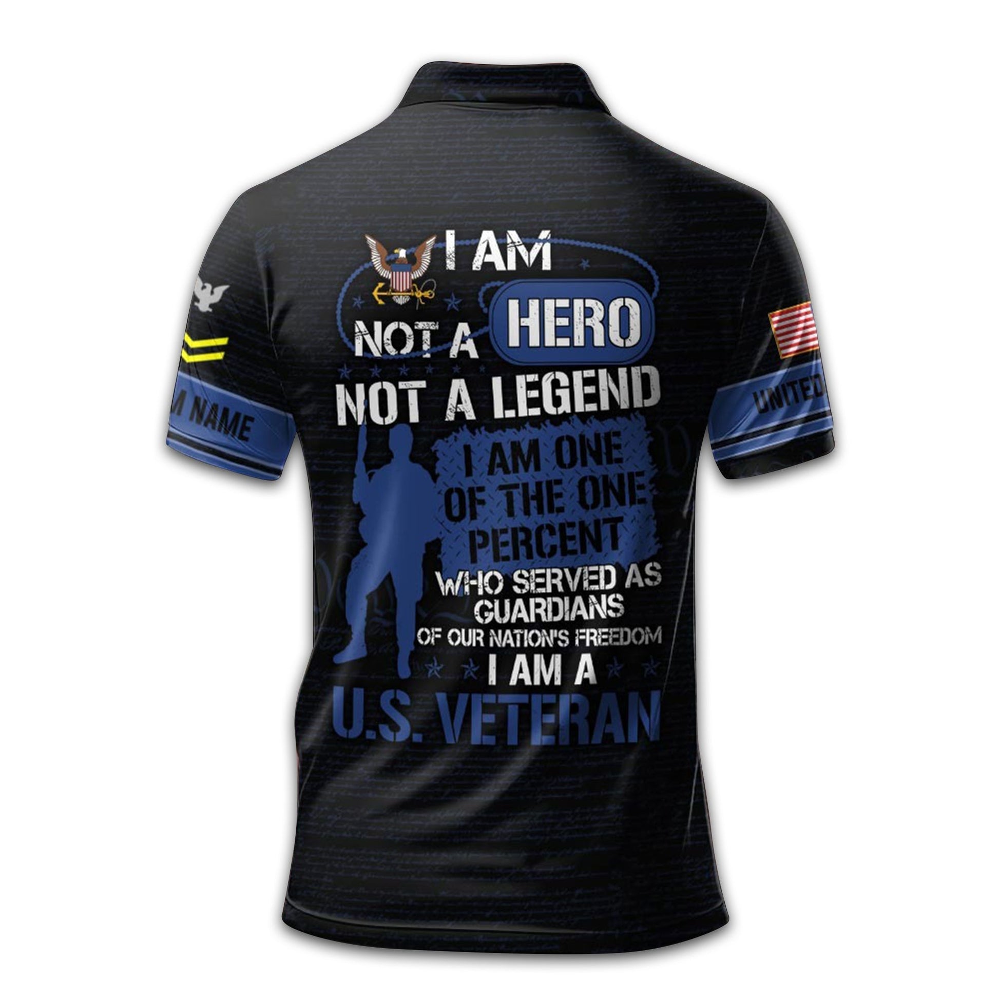 Premium Custom US Navy Polo Shirt VPVC209602, Gifts For Navy Veteran, Gifts For Dad, For Husband, Best Gifts On Father's Day, Armed Forces Day, Independence Day, Veterans Day.