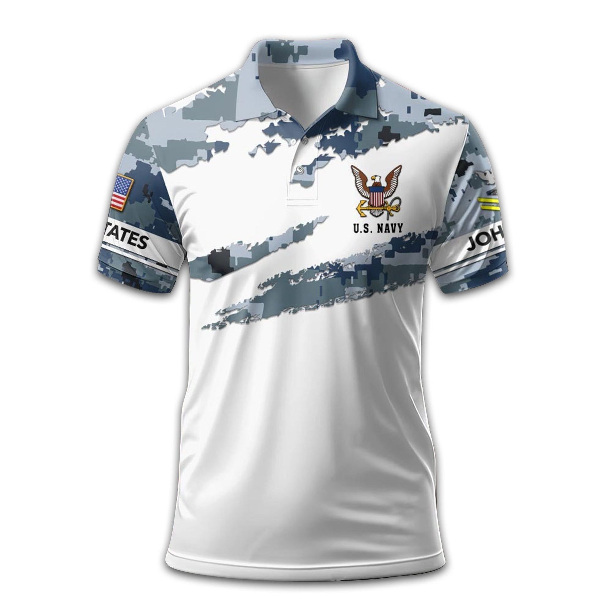 Premium Custom US Navy Polo Shirt VPVC209802, Gifts For Navy Veteran, Best Gifts On Father's Day, Armed Forces Day, Independence Day, Veterans Day.