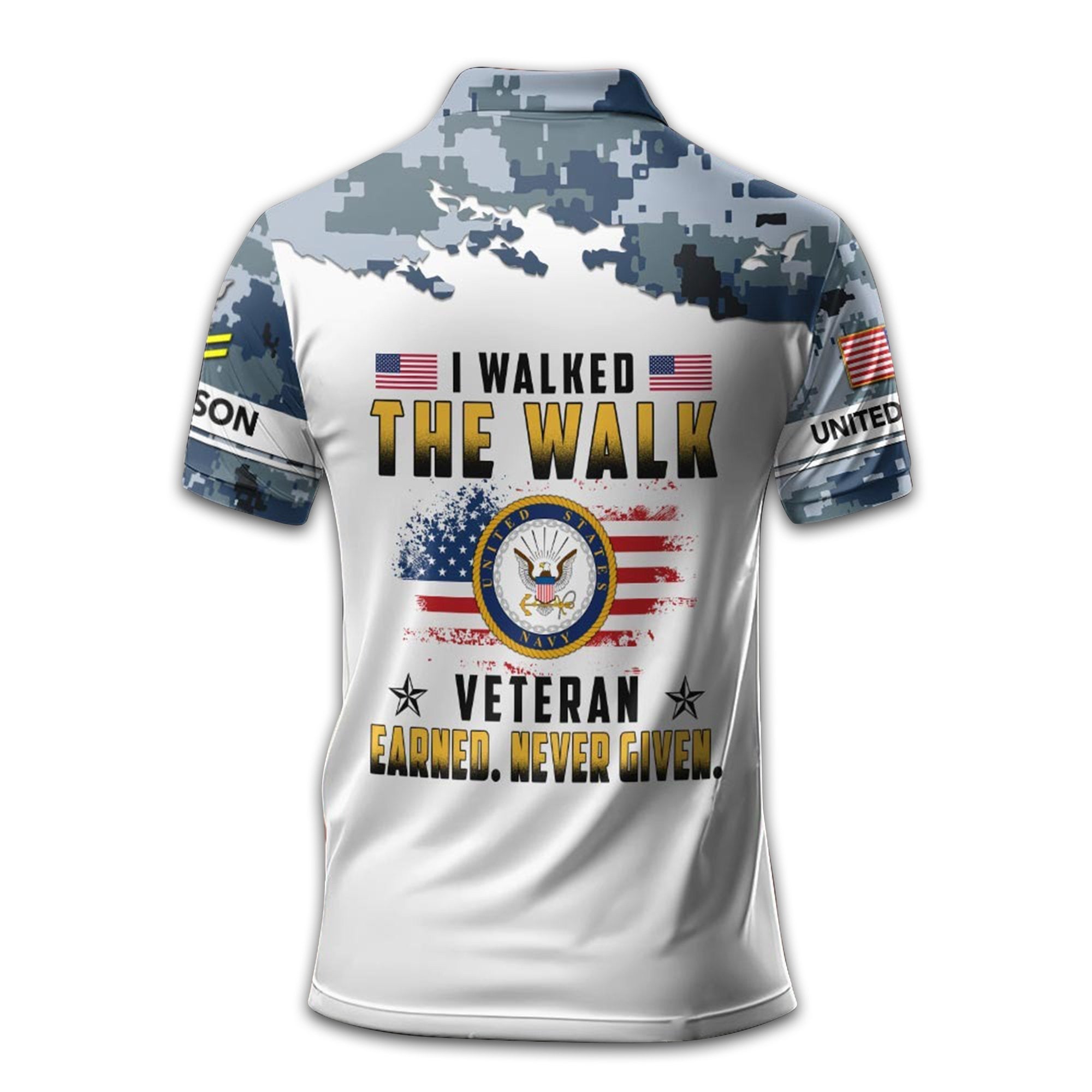 Premium Custom US Navy Polo Shirt VPVC209802, Gifts For Navy Veteran, Best Gifts On Father's Day, Armed Forces Day, Independence Day, Veterans Day.