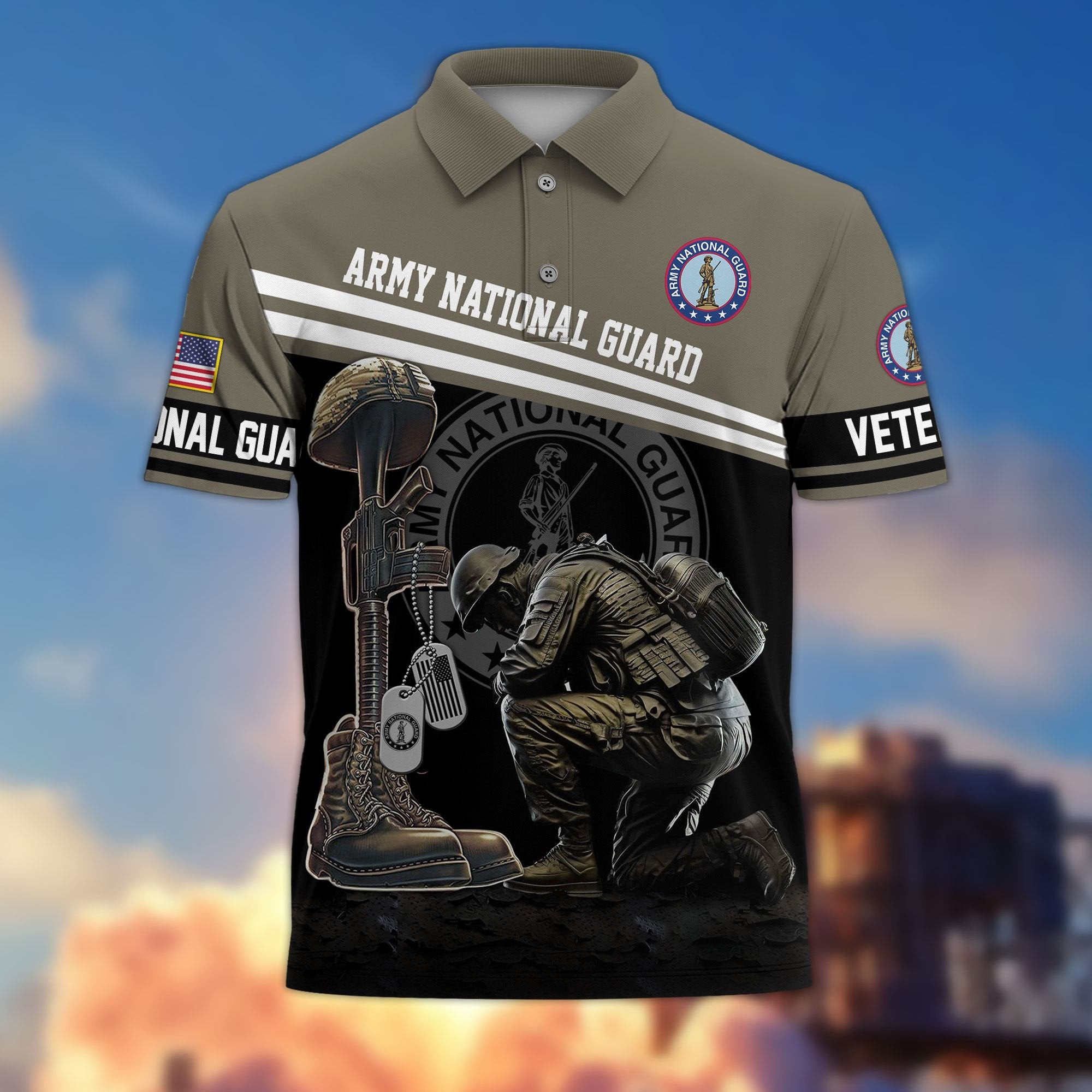 Premium US Veterans Polo Shirt BPHN240212, Gifts For US Veterans, Gifts On Father's Day, Independence Day, Armed Forces Day, Veterans Day.