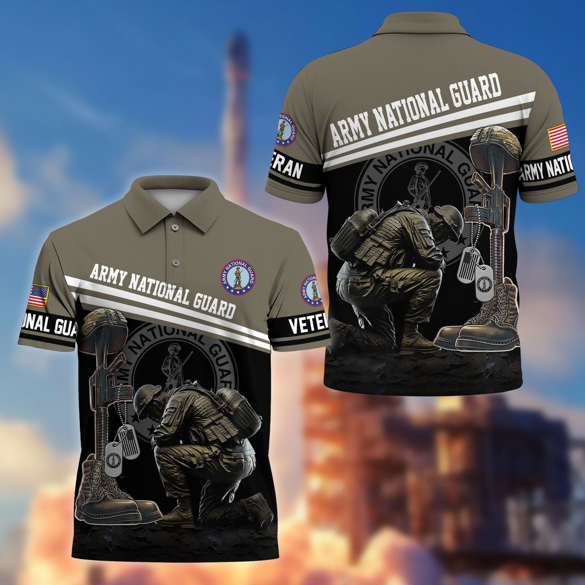 Premium US Veterans Polo Shirt BPHN240212, Gifts For US Veterans, Gifts On Father's Day, Independence Day, Armed Forces Day, Veterans Day.