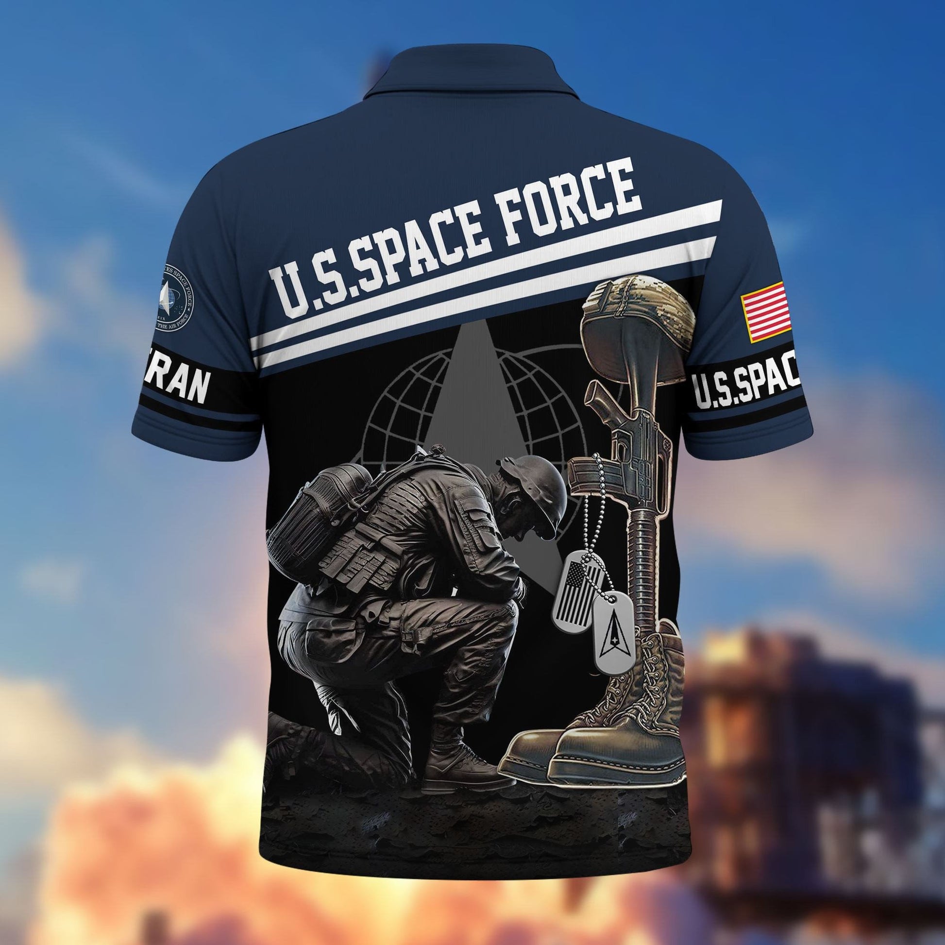 Premium US Veterans Polo Shirt BPHN240212, Gifts For US Veterans, Gifts On Father's Day, Independence Day, Armed Forces Day, Veterans Day.