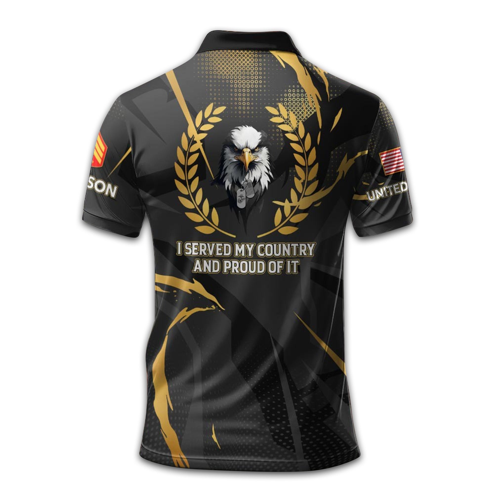 Premium Custom USMC Polo Shirt VPVC210808, Gifts For Marine Veteran, Best Gifts On Father's Day, Armed Forces Day, Independence Day, Veterans Day.