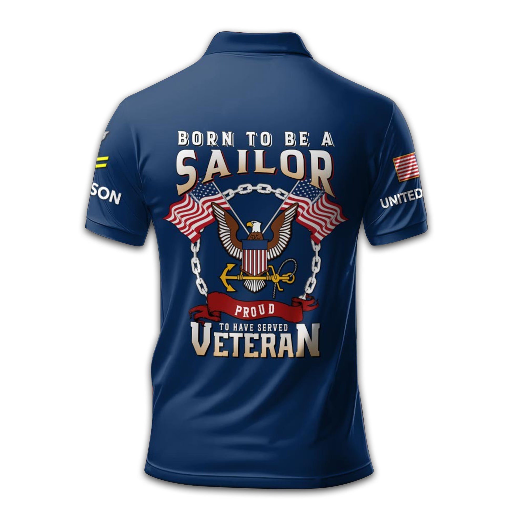 Premium US Navy Polo Shirt VPVC210802, Custom Name, Rank, Year, Gifts For Navy Veteran, Best Gifts On Father's Day, Armed Forces Day, Independence Day, Veterans Day.