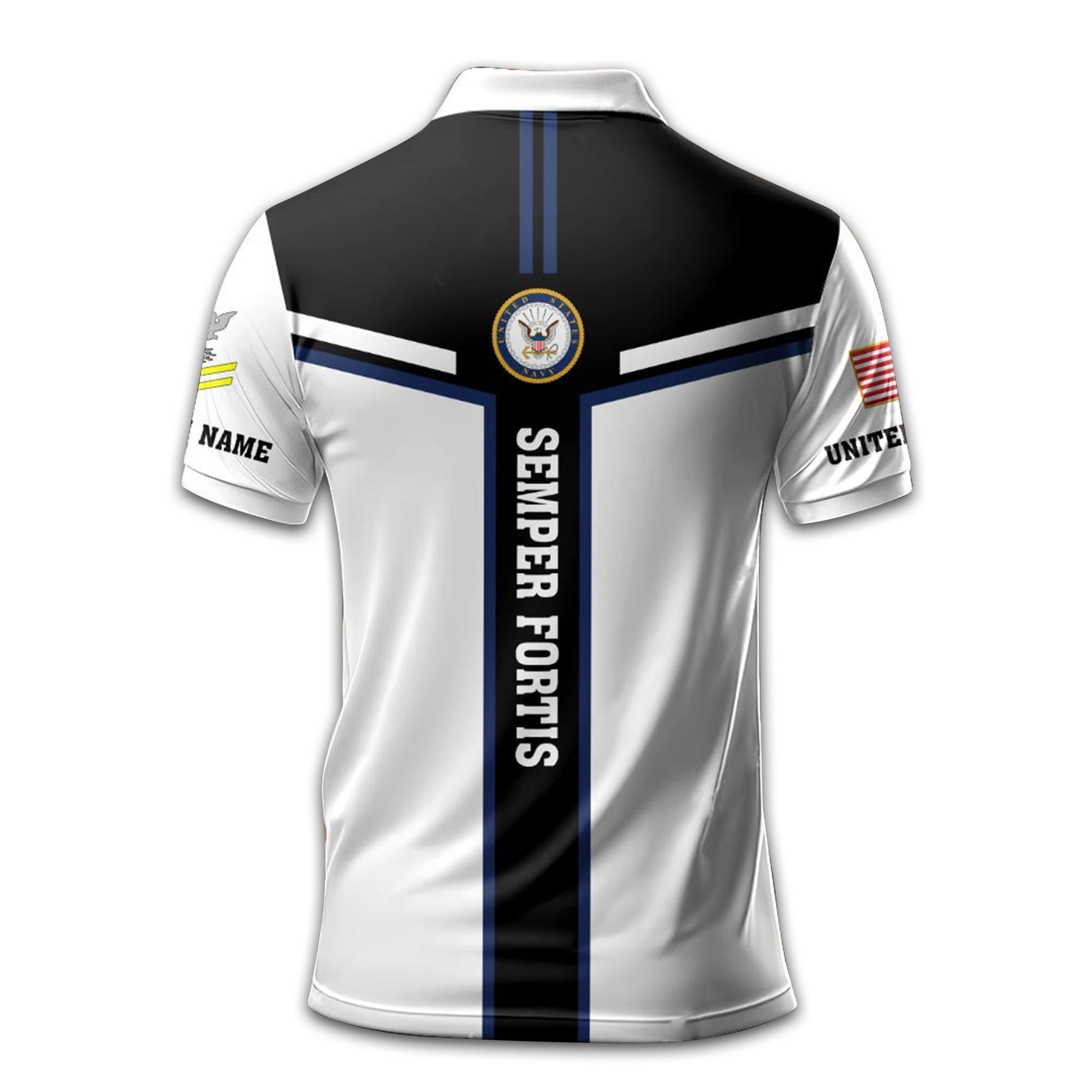 Premium Custom US Navy Polo Shirt VPVC211002, Gifts For Navy Veteran, Gifts For Dad, For Husband, Best Gifts On Father's Day, Armed Forces Day, Independence Day, Veterans Day.