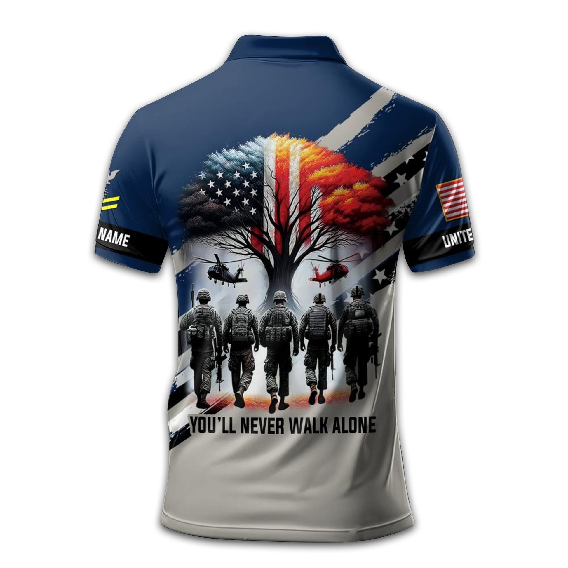 Premium Custom US Navy Polo Shirt VPVC211107, Gifts For Navy Veteran, Best Gifts On Father's Day, Armed Forces Day, Independence Day, Veterans Day.