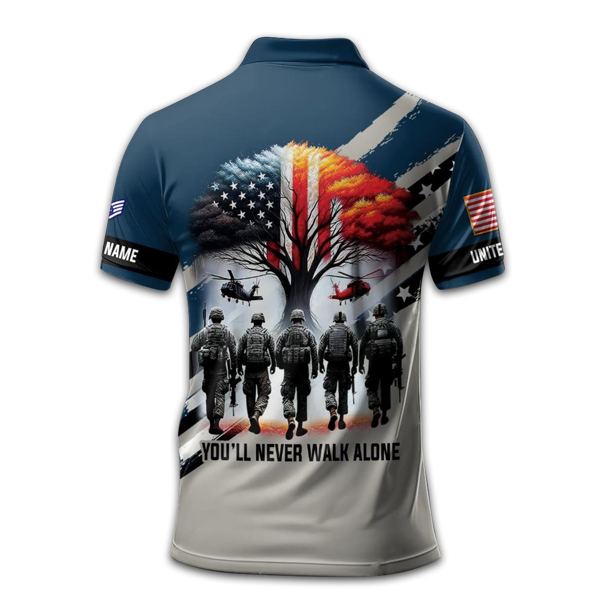 Premium Custom USAF Polo Shirt VPVC211109, Gifts For Air Force Veteran, Best Gifts On Father's Day, Armed Forces Day, Independence Day, Veterans Day.