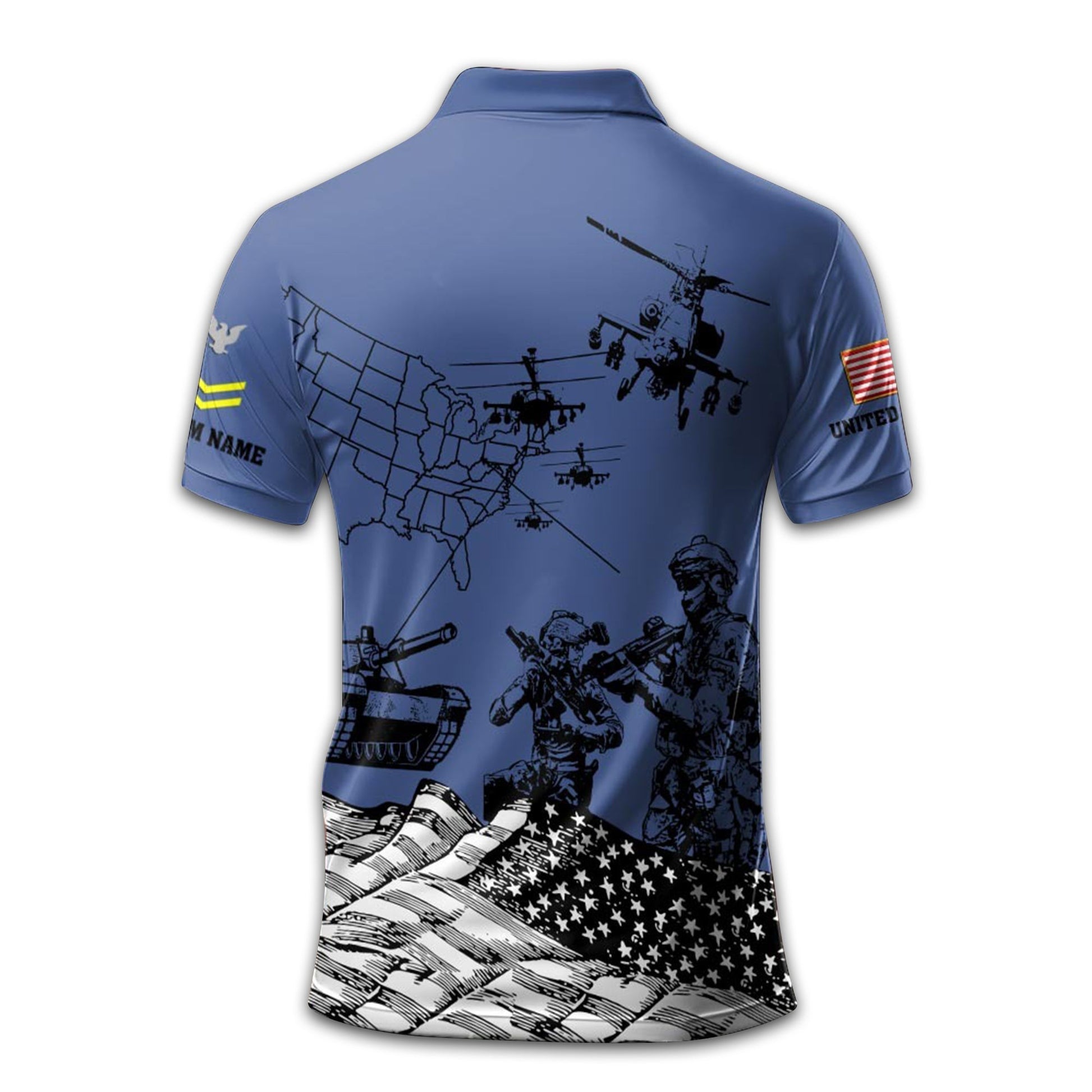 Premium Custom US Navy Polo Shirt VPVC211507, Gifts For Navy Veteran, Best Gifts On Father's Day, Armed Forces Day, Independence Day, Veterans Day.