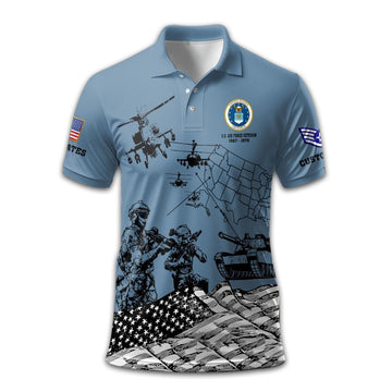 Premium Custom USAF Polo Shirt VPVC211509, Gifts For Air Force Veteran, Best Gifts On Father's Day, Armed Forces Day, Independence Day, Veterans Day.