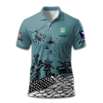Premium Custom USCG Polo Shirt VPVC211510, Gifts For Coast Guard Veteran, Best Gifts On Father's Day, Armed Forces Day, Independence Day, Veterans Day.