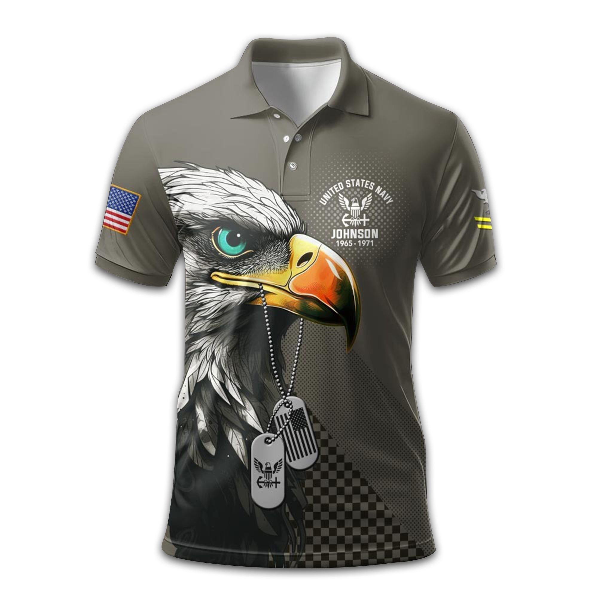 Premium Custom US Navy Polo Shirt VPVC211702, Gifts For Navy Veteran, Best Gifts On Father's Day, Armed Forces Day, Independence Day, Veterans Day.