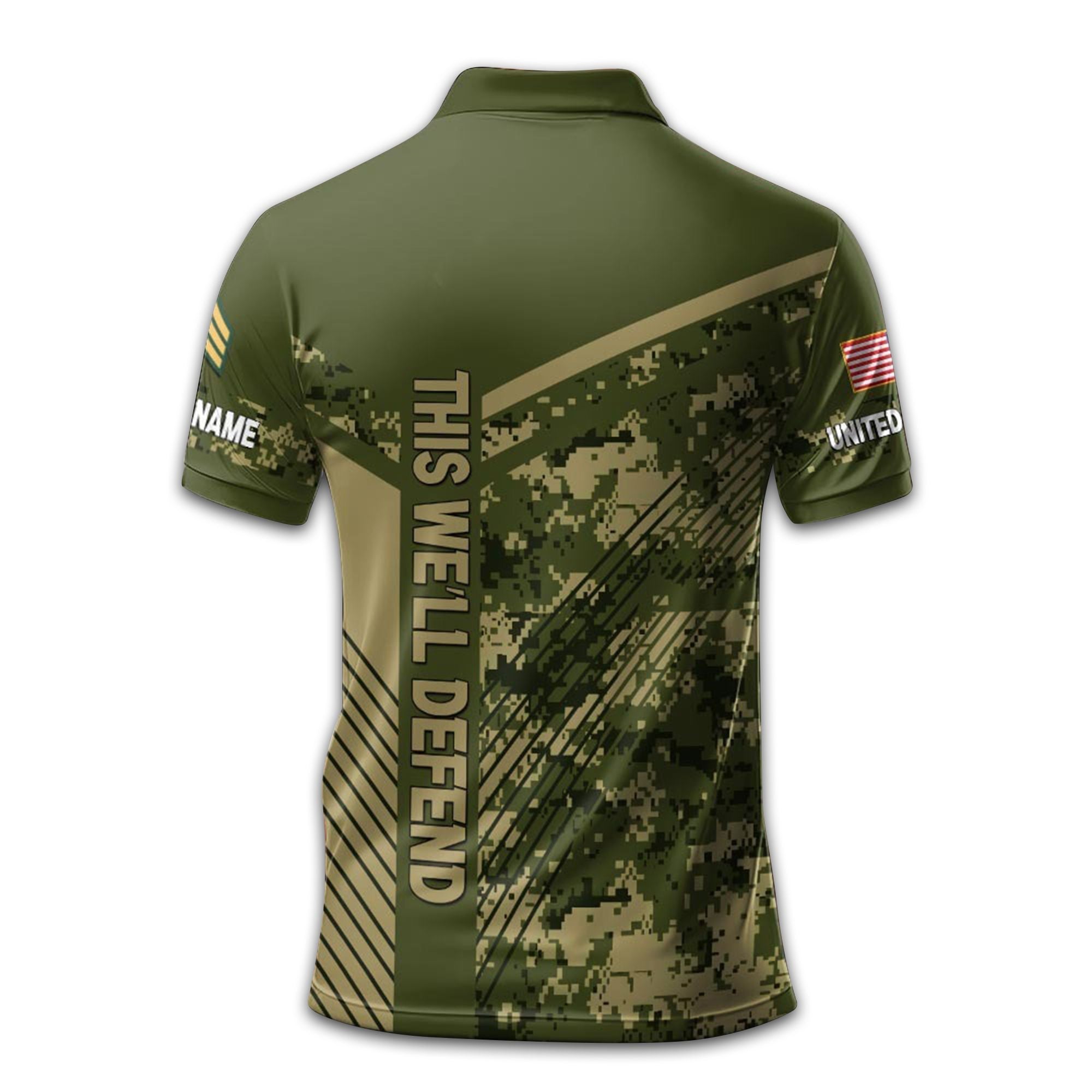 Premium Custom US Army Polo Shirt VPVC211806, Gifts For Army Veteran, Gifts For Dad, For Husband, Best Gifts On Father's Day, Armed Forces Day, Independence Day, Veterans Day.