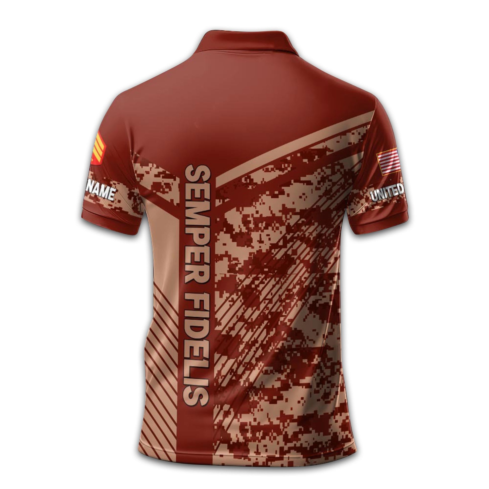 Premium Custom USMC Polo Shirt VPVC211808, Gifts For Marine Veteran, Gifts For Dad, For Husband, Best Gifts On Father's Day, Armed Forces Day, Independence Day, Veterans Day.