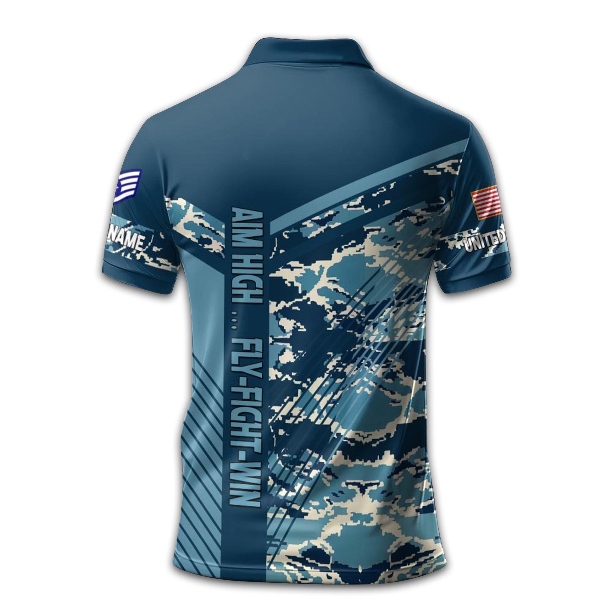 Premium Custom USAF Polo Shirt VPVC211809, Gifts For Air Force Veteran, Gifts For Dad, For Husband, Best Gifts On Father's Day, Armed Forces Day, Independence Day, Veterans Day.