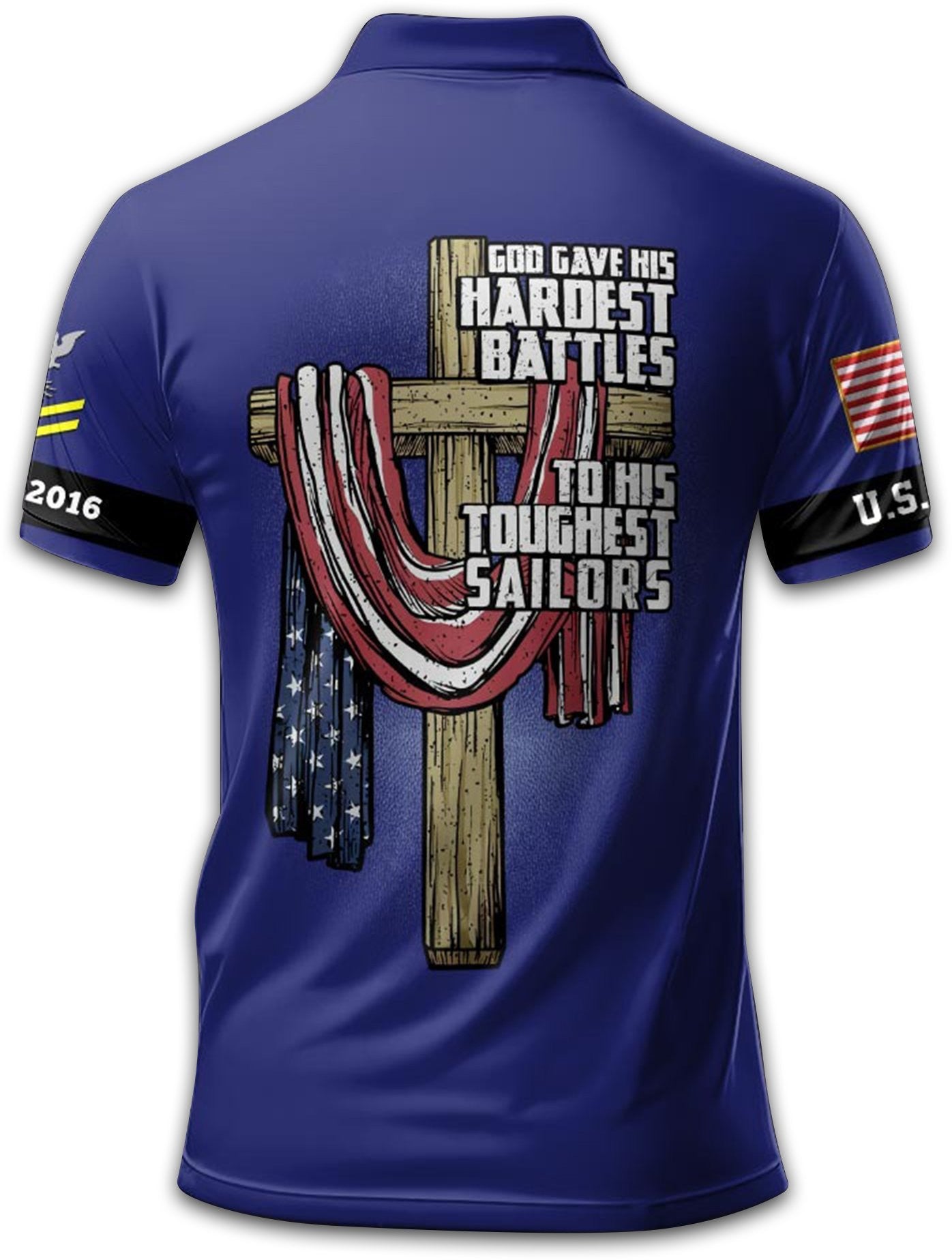 Premium Custom US Navy Polo Shirt VPVC212202, Gifts For Navy Veteran, Gifts For Dad, For Husband, Best Gifts On Father's Day, Armed Forces Day, Independence Day, Veterans Day.