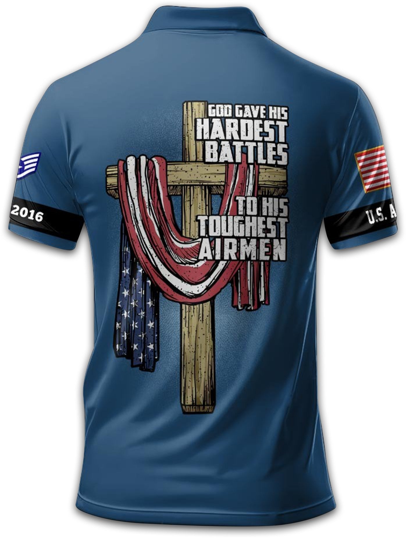 Premium Custom USAF Polo Shirt VPVC212204, Gifts For Air Force Veteran, Gifts For Dad, For Husband, Best Gifts On Father's Day, Armed Forces Day, Independence Day, Veterans Day.