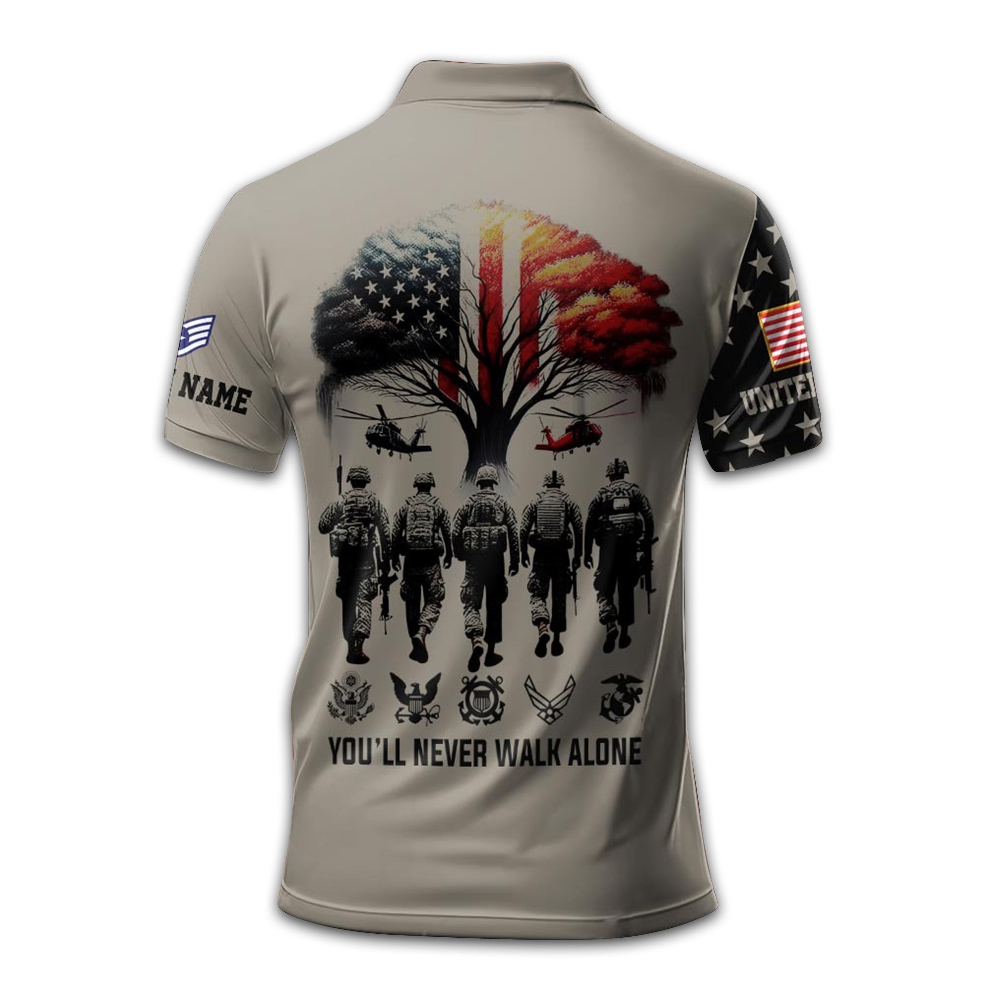 Premium Custom USAF Polo Shirt VPVC212304, Gifts For Air Force Veteran, Best Gifts On Father's Day, Armed Forces Day, Independence Day, Veterans Day.