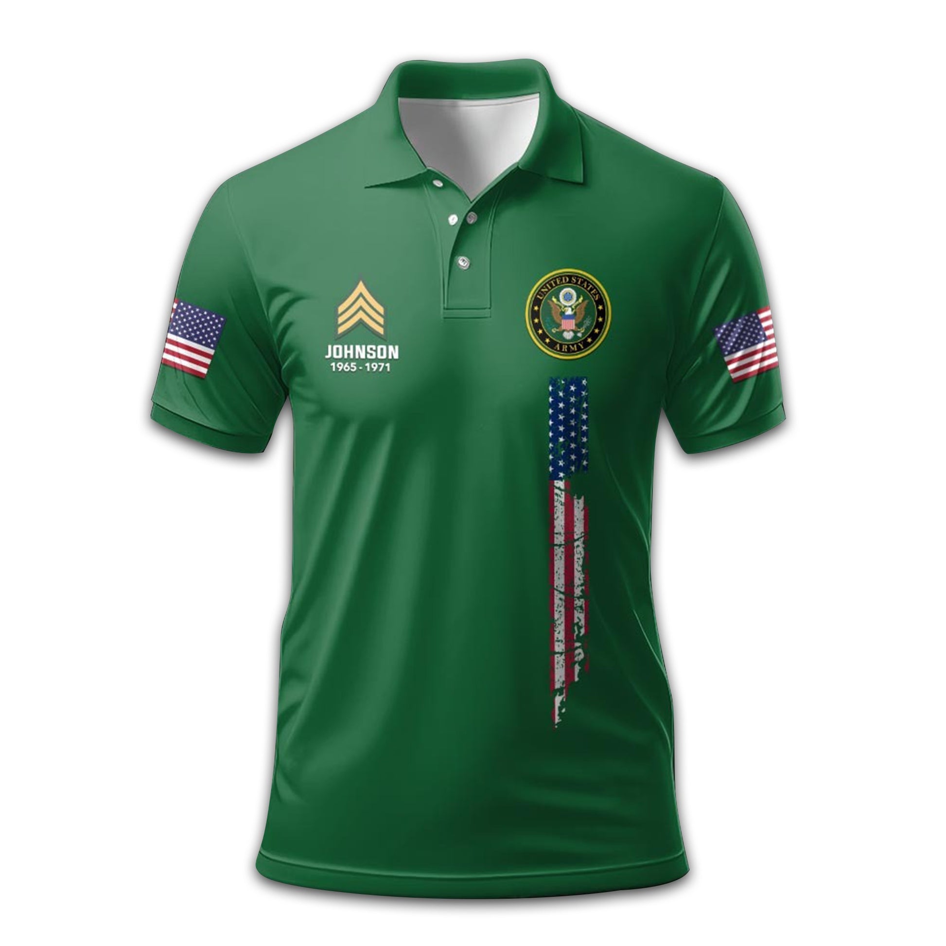 Premium Custom US Army Polo Shirt VPVC212406, Gifts For Army Veteran, Gifts For Dad, For Husband, Best Gifts On Father's Day, Armed Forces Day, Independence Day, Veterans Day.