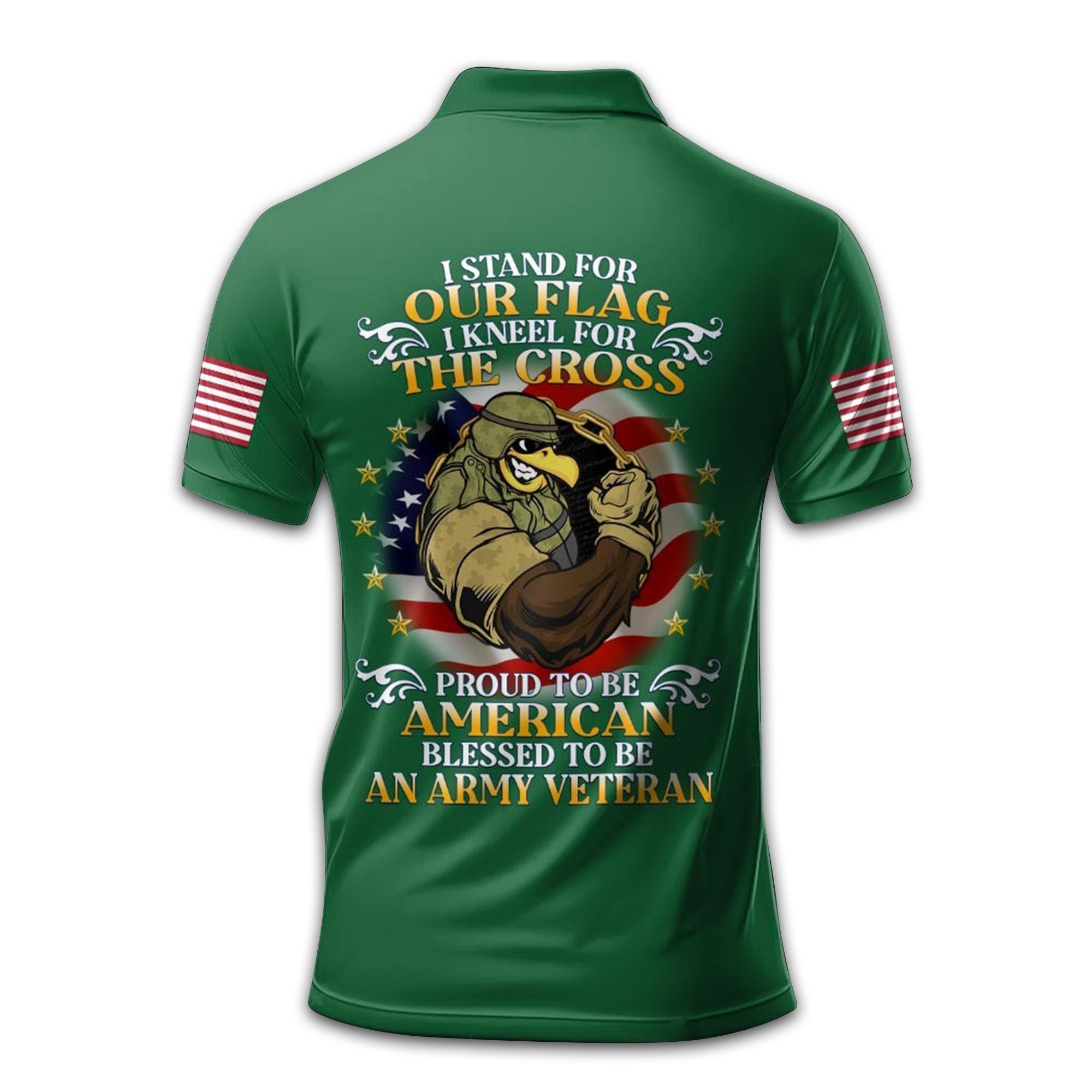Premium Custom US Army Polo Shirt VPVC212406, Gifts For Army Veteran, Gifts For Dad, For Husband, Best Gifts On Father's Day, Armed Forces Day, Independence Day, Veterans Day.