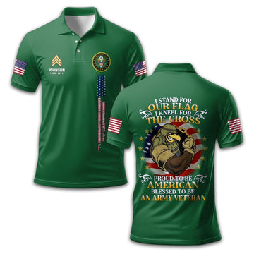 Premium Custom US Army Polo Shirt VPVC212406, Gifts For Army Veteran, Gifts For Dad, For Husband, Best Gifts On Father's Day, Armed Forces Day, Independence Day, Veterans Day.