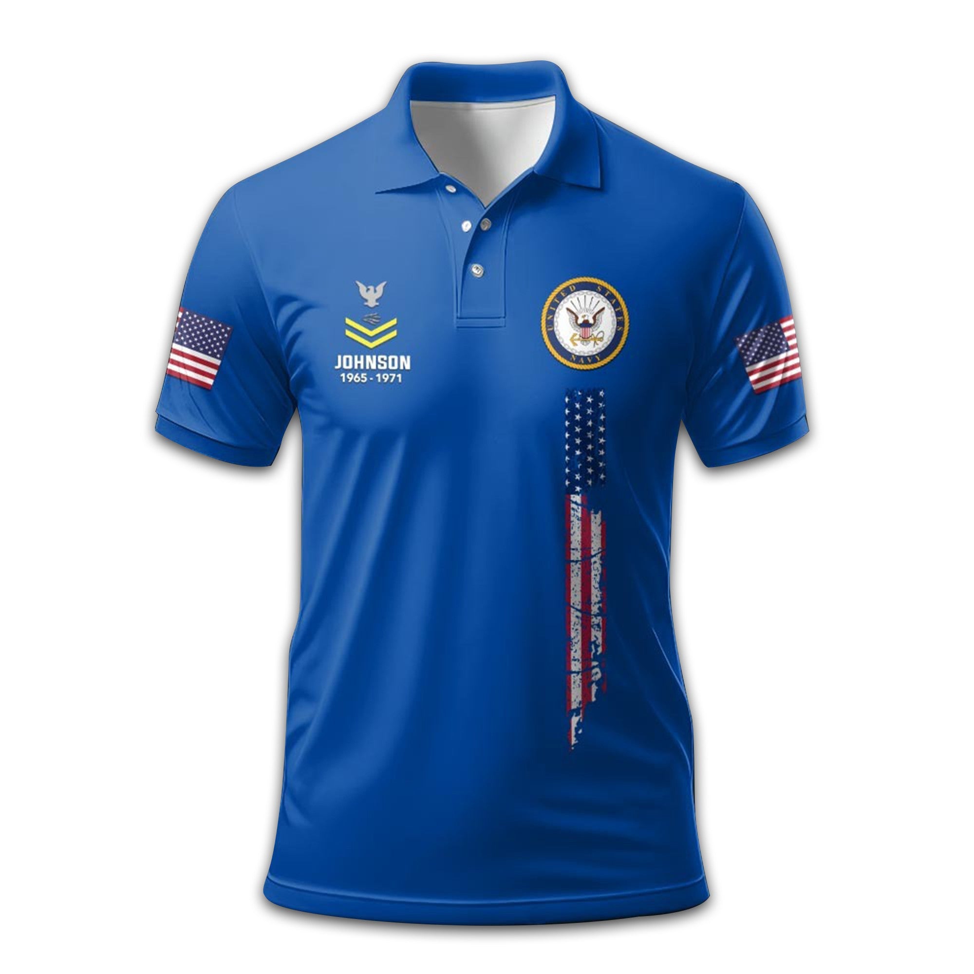 Premium Custom US Navy Polo Shirt VPVC212407, Gifts For Navy Veteran, Gifts For Dad, For Husband, Best Gifts On Father's Day, Armed Forces Day, Independence Day, Veterans Day.