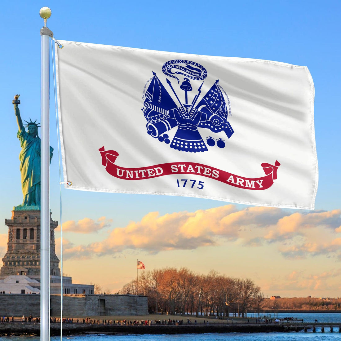 Premium US Army Grommet Flag, Gift For Army Veteran VPVC104801, Gifts For Dad, For Husband, Best Gifts On Father's Day, Independence Day, Veterans Day.