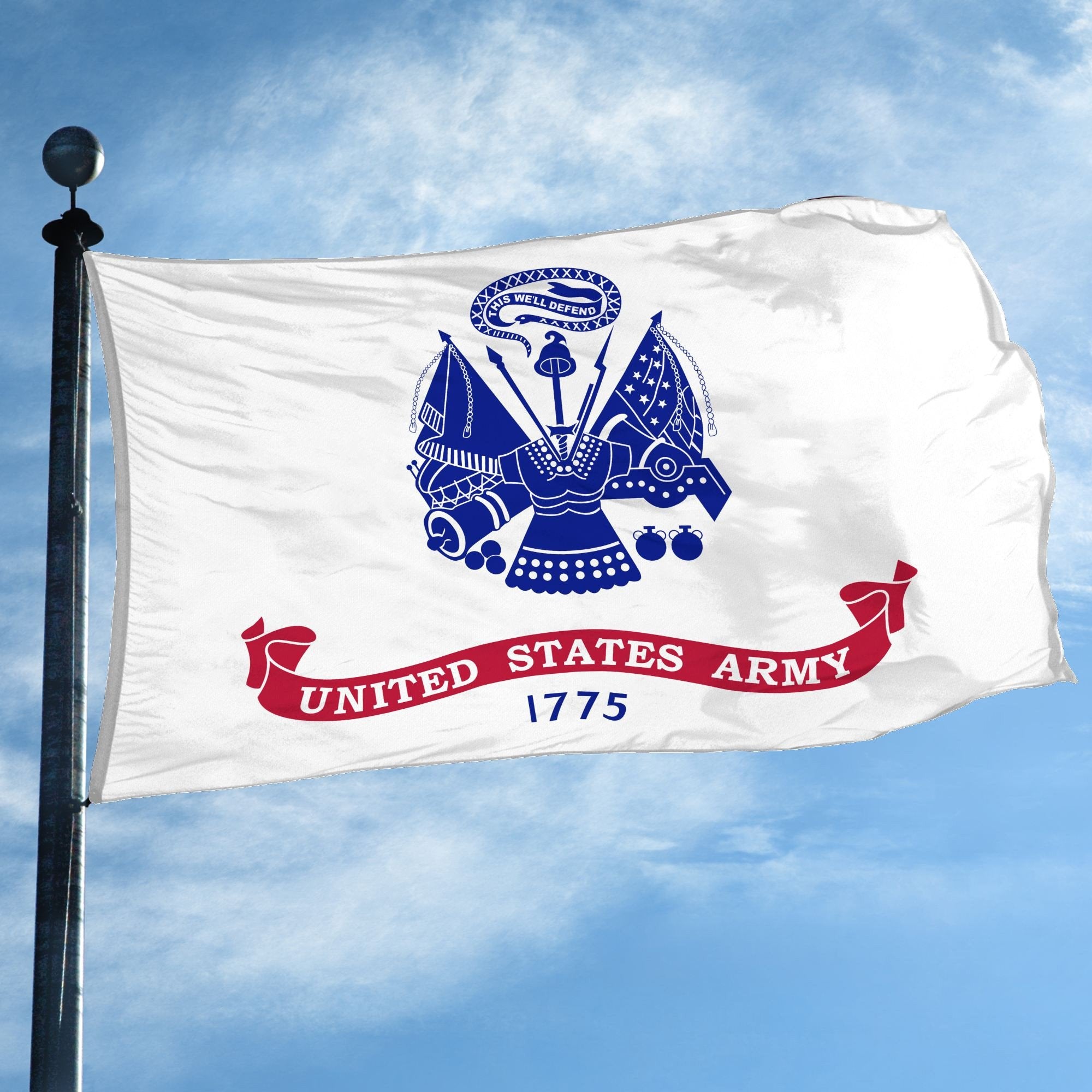 Premium US Army Grommet Flag, Gift For Army Veteran VPVC104801, Gifts For Dad, For Husband, Best Gifts On Father's Day, Independence Day, Veterans Day.