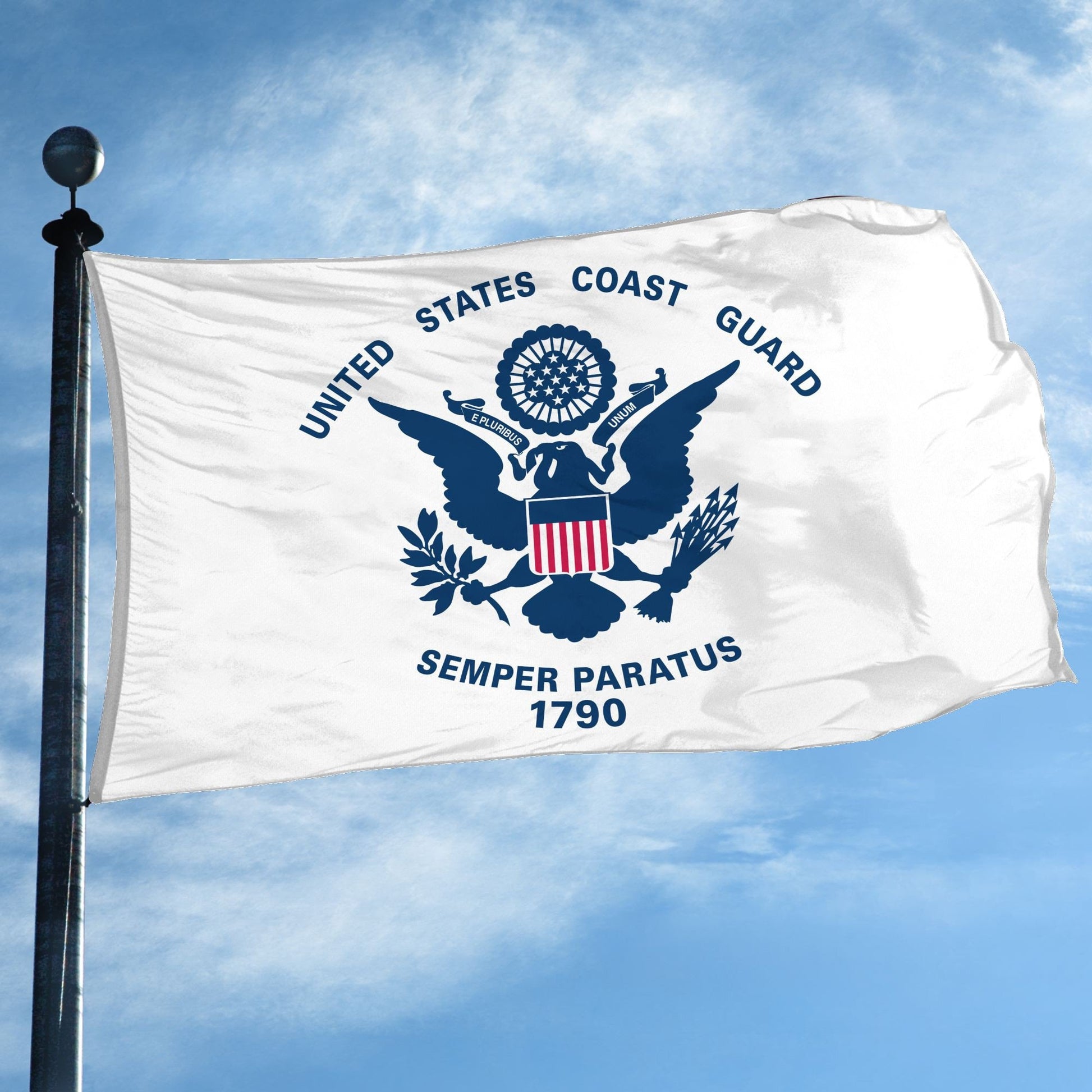 Premium USCG Grommet Flag, Gift For Coast Guard Veteran VPVC104805, Gifts For Dad, For Husband, Best Gifts On Father's Day, Independence Day, Veterans Day.