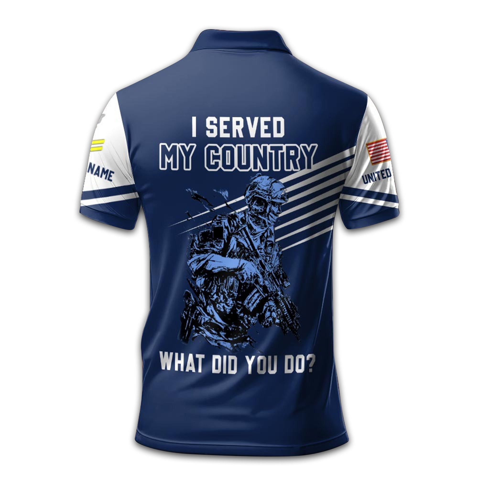 Premium US Navy Polo Shirt VPVC212707, Custom Name, Rank Gifts For Navy Veteran, Best Gifts On Father's Day, Armed Forces Day, Independence Day, Veterans Day.
