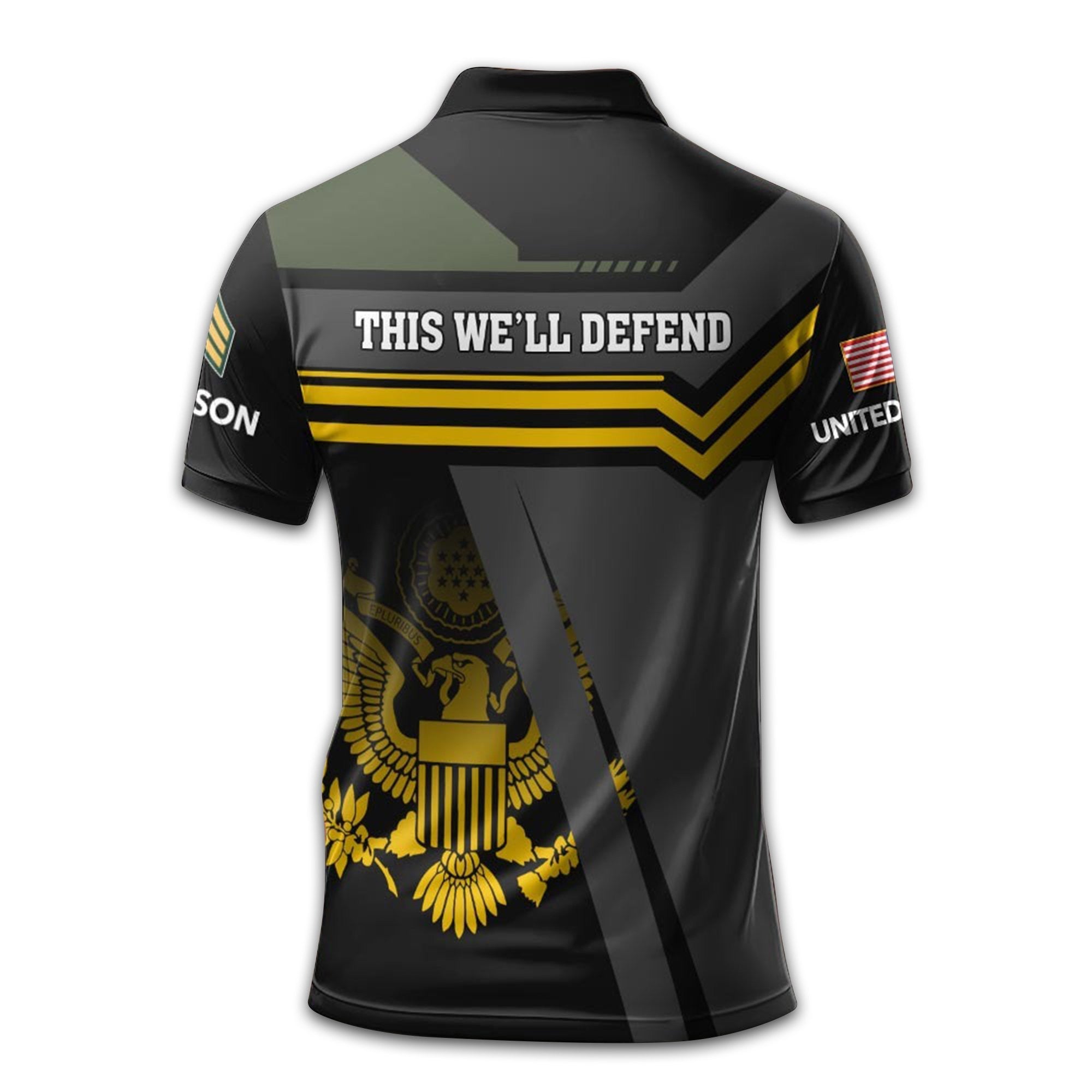 Premium Custom US Army Polo Shirt VPVC212801, Gifts For Army Veteran, Best Gifts On Father's Day, Armed Forces Day, Independence Day, Veterans Day.