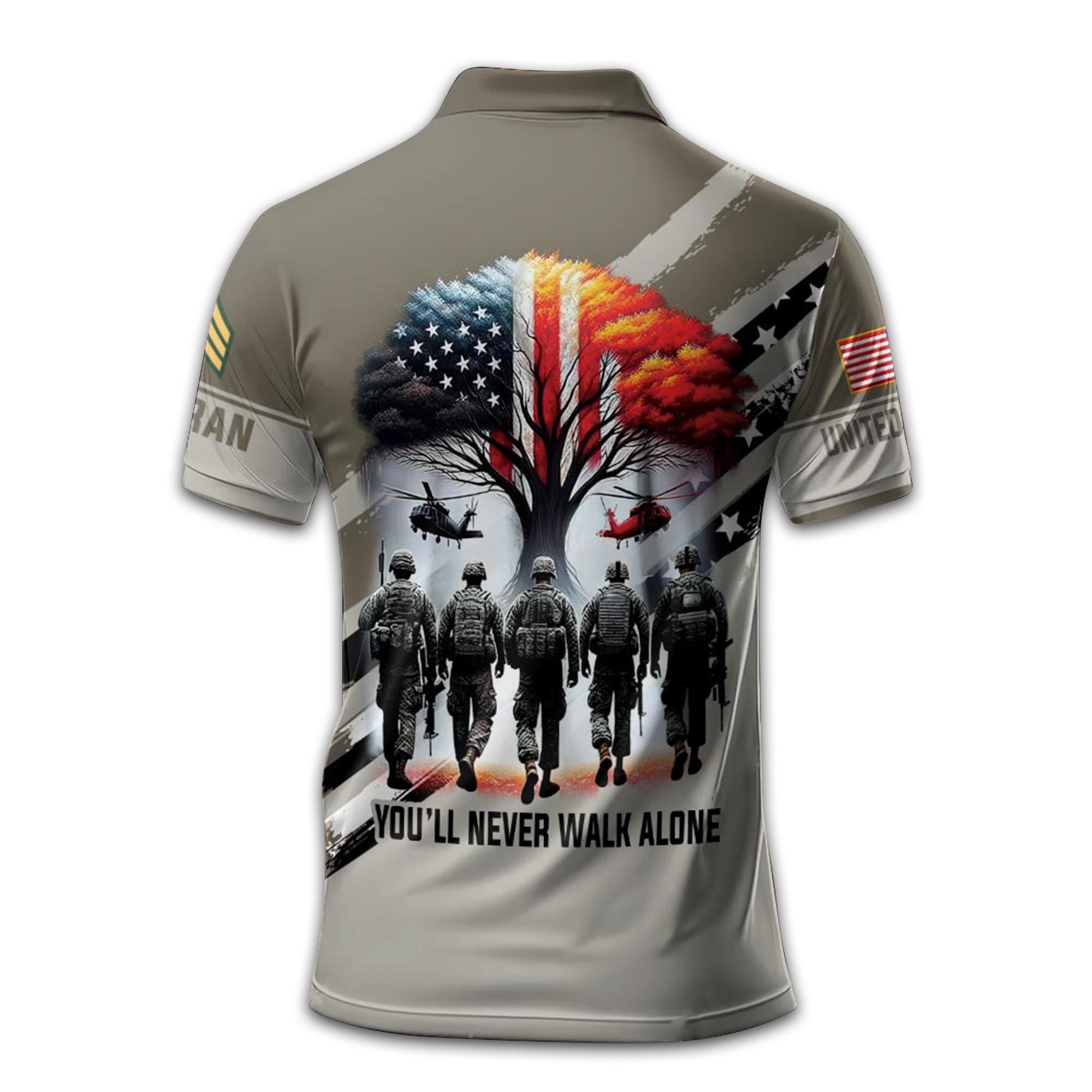 Unique Custom Name, Rank, Year US Army Polo Shirt VPVC212806, Gifts For Army Veteran, Gifts For Dad, For Husband, Best Gifts On Father's Day, Independence Day, Veterans Day.