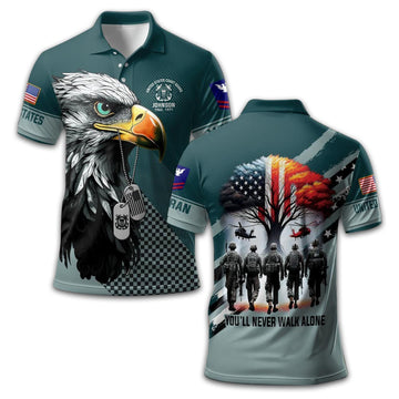 Unique Custom Name, Rank USCG Polo Shirt VPVC212810, Gifts For Coast Guard Veteran, Gifts For Dad, For Husband, Best Gifts On Father's Day, Independence Day, Veterans Day.