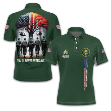 Premium Custom US Army Polo Shirt VPVC212906, Gifts For Army Veteran, Gifts For Dad, For Husband, Best Gifts On Father's Day, Armed Forces Day, Independence Day, Veterans Day.