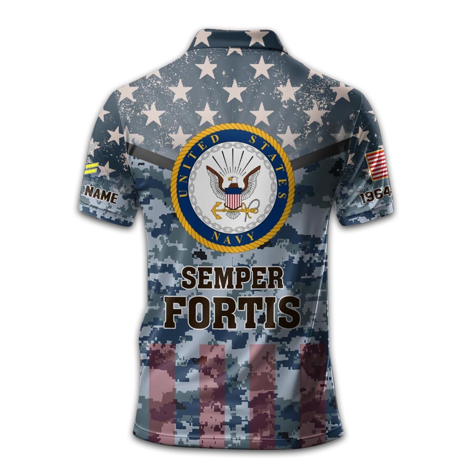 Premium US Navy Polo Shirt VPVC213002, Custom Name, Rank, Year Gifts For Navy Veteran, Best Gifts On Father's Day, Armed Forces Day, Independence Day, Veterans Day.