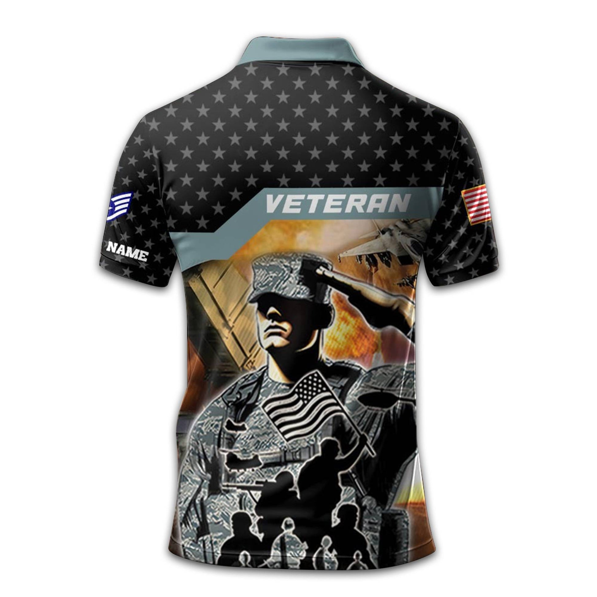 Unique Custom Name, Rank USAF Polo Shirt VPVC213104, Gifts For Air Force Veteran, Gifts For Dad, For Husband, Best Gifts On Father's Day, Independence Day, Veterans Day.