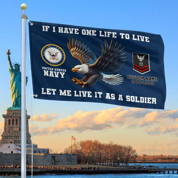 Unique Custom US Navy Grommet Flag VPVC108202, Gift For Navy Veteran, Gifts For Dad, For Husband, Best Gifts On Father's Day, Independence Day, Veterans Day.