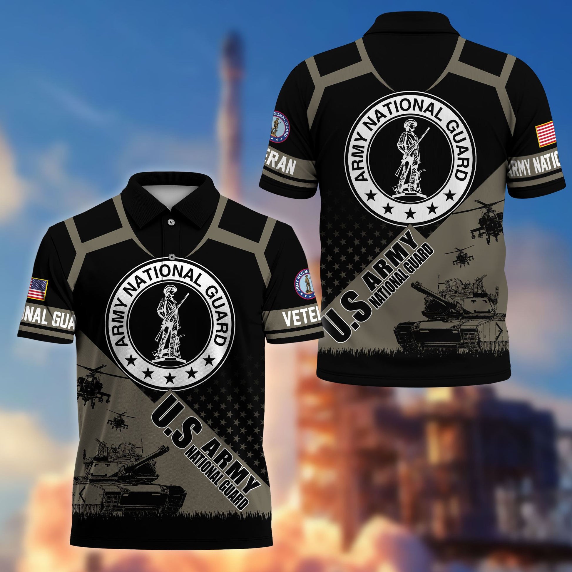 Premium US Veterans Polo Shirt BPHN050311, Gifts For US Veterans, Gifts On Father's Day, Independence Day, Armed Forces Day, Veterans Day.