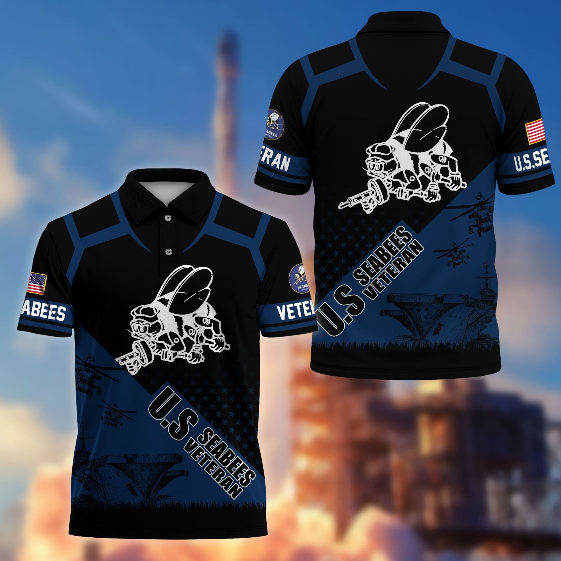 Premium US Veterans Polo Shirt BPHN050311, Gifts For US Veterans, Gifts On Father's Day, Independence Day, Armed Forces Day, Veterans Day.