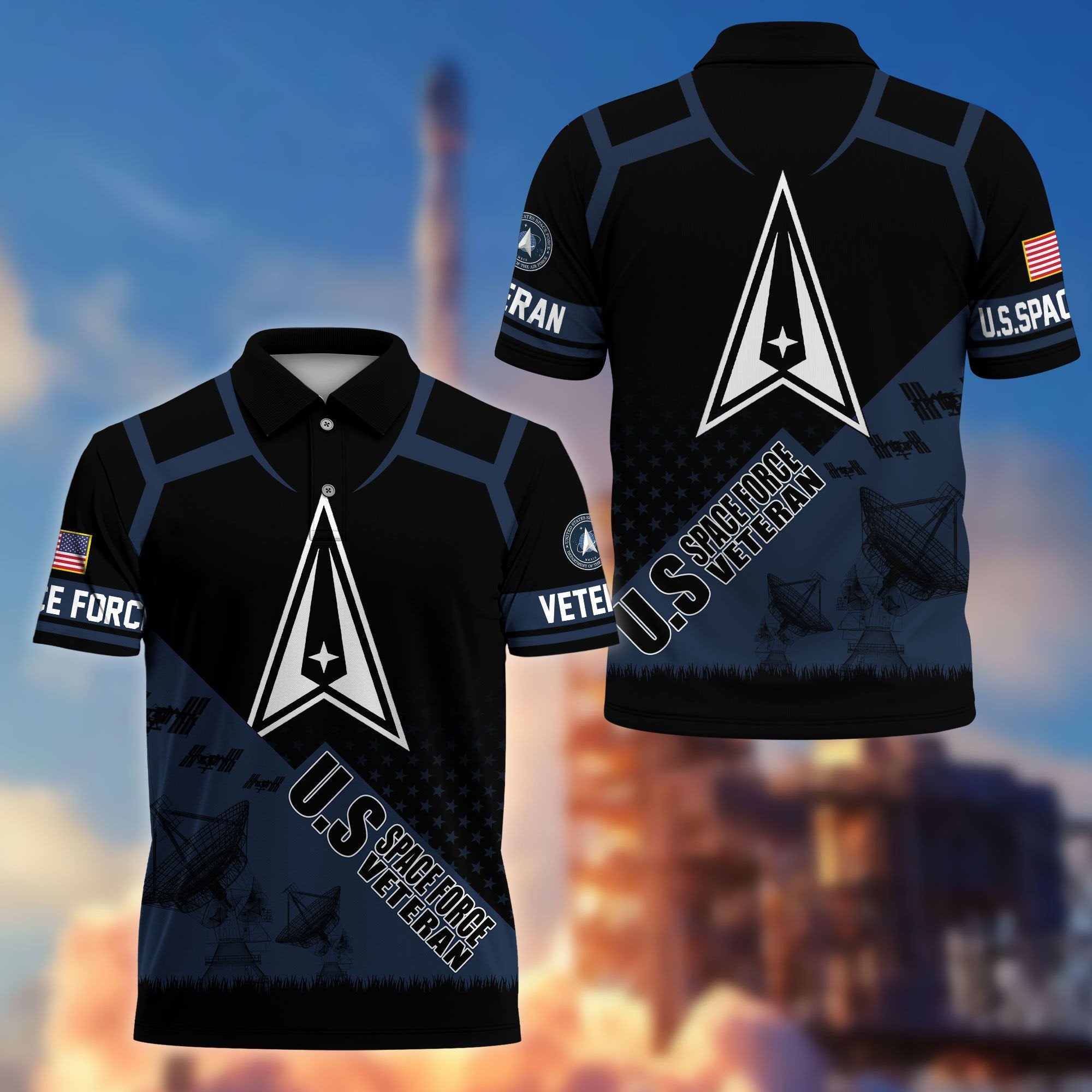 Premium US Veterans Polo Shirt BPHN050311, Gifts For US Veterans, Gifts On Father's Day, Independence Day, Armed Forces Day, Veterans Day.
