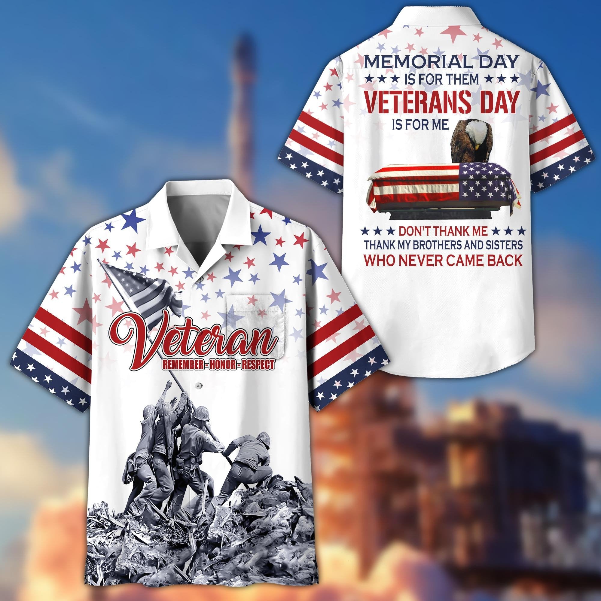 Premium US Veterans Collection BPVC060301, Memorial Day Is For Them Veterans Day Is For Me, Gifts For US Veterans, Best Gifts On Memorial Day, Father's Day, Independence Day, Armed Forces Day, Veterans Day.