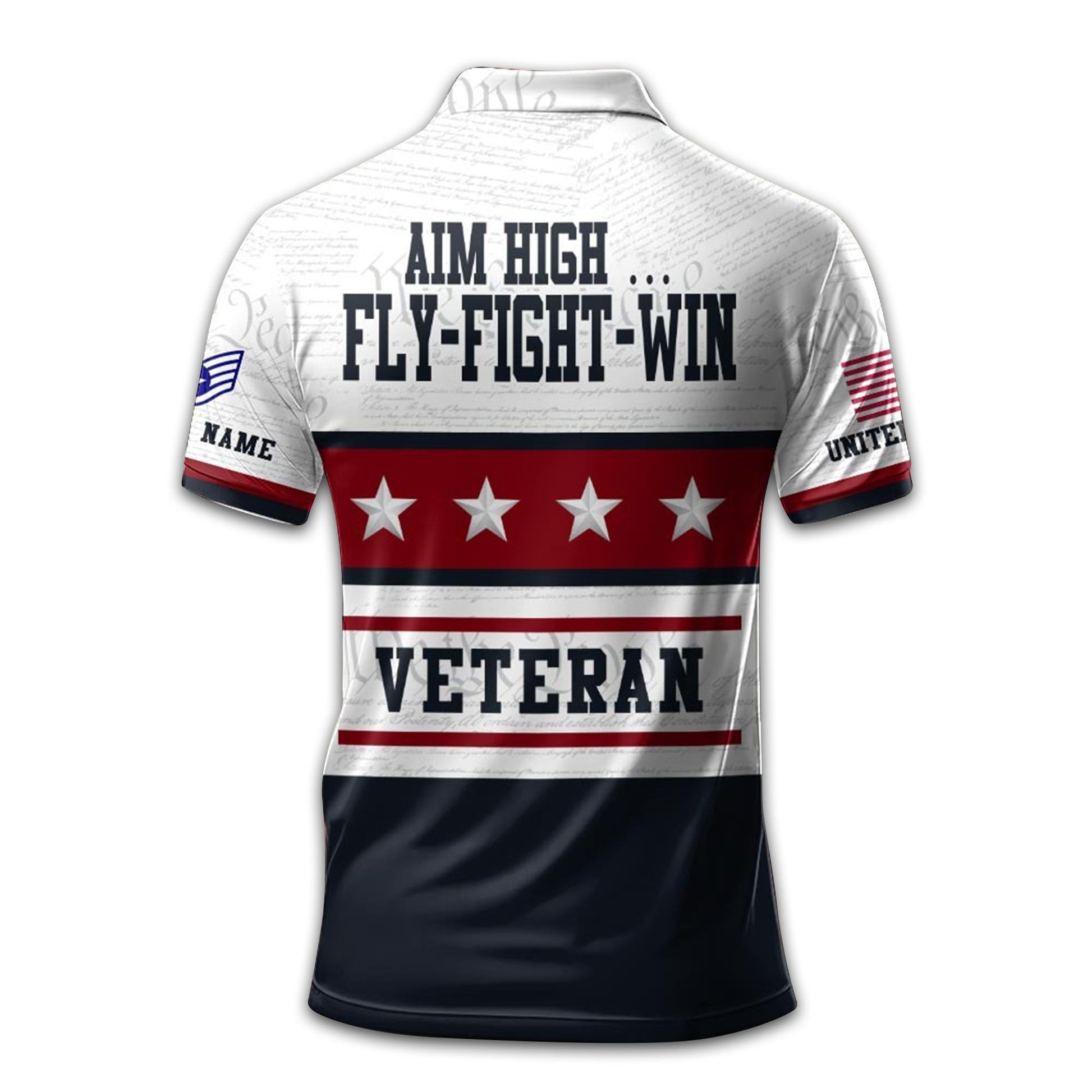Premium Custom USAF Polo Shirt VPVC213204, Gifts For Air Force Veteran, Gifts For Dad, For Husband, Best Gifts On Father's Day, Armed Forces Day, Independence Day, Veterans Day.