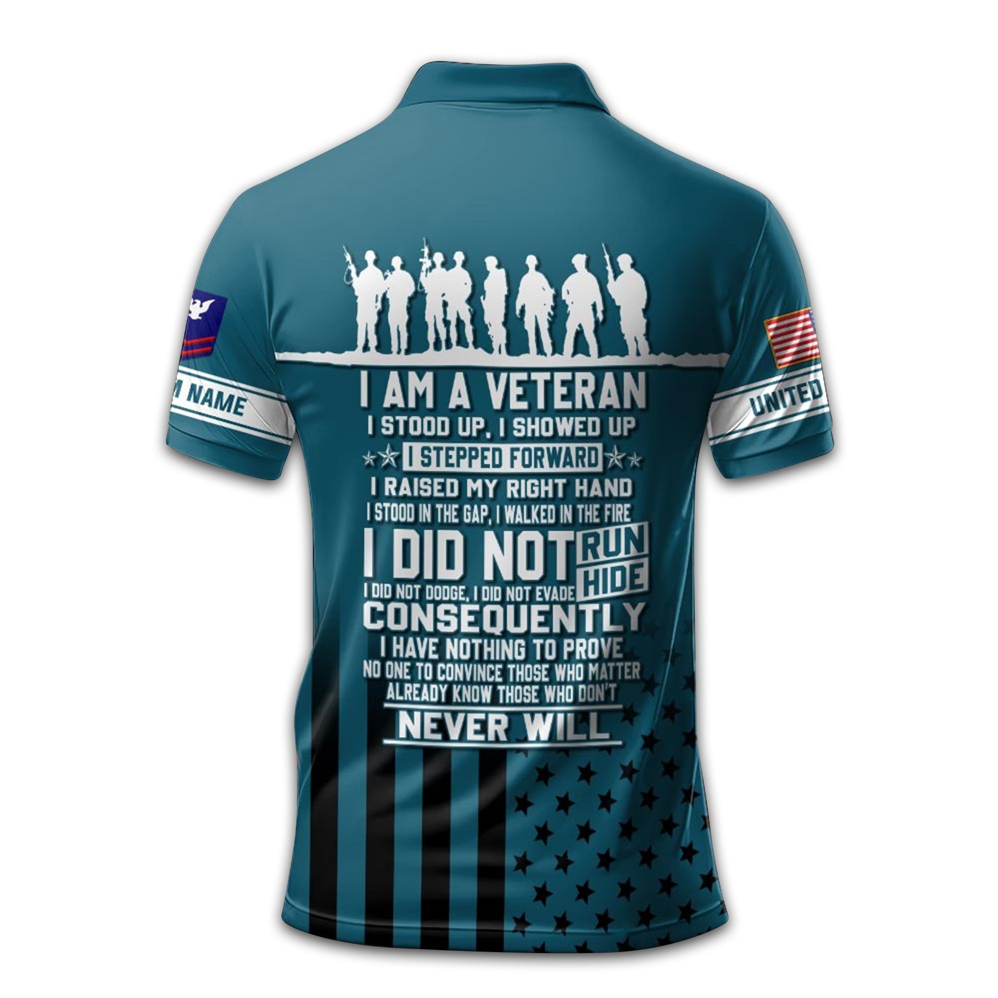 Premium USCG Polo Shirt VPVC213210, Custom Name, Rank Gifts For Coast Guard Veteran, Best Gifts On Father's Day, Armed Forces Day, Independence Day, Veterans Day.