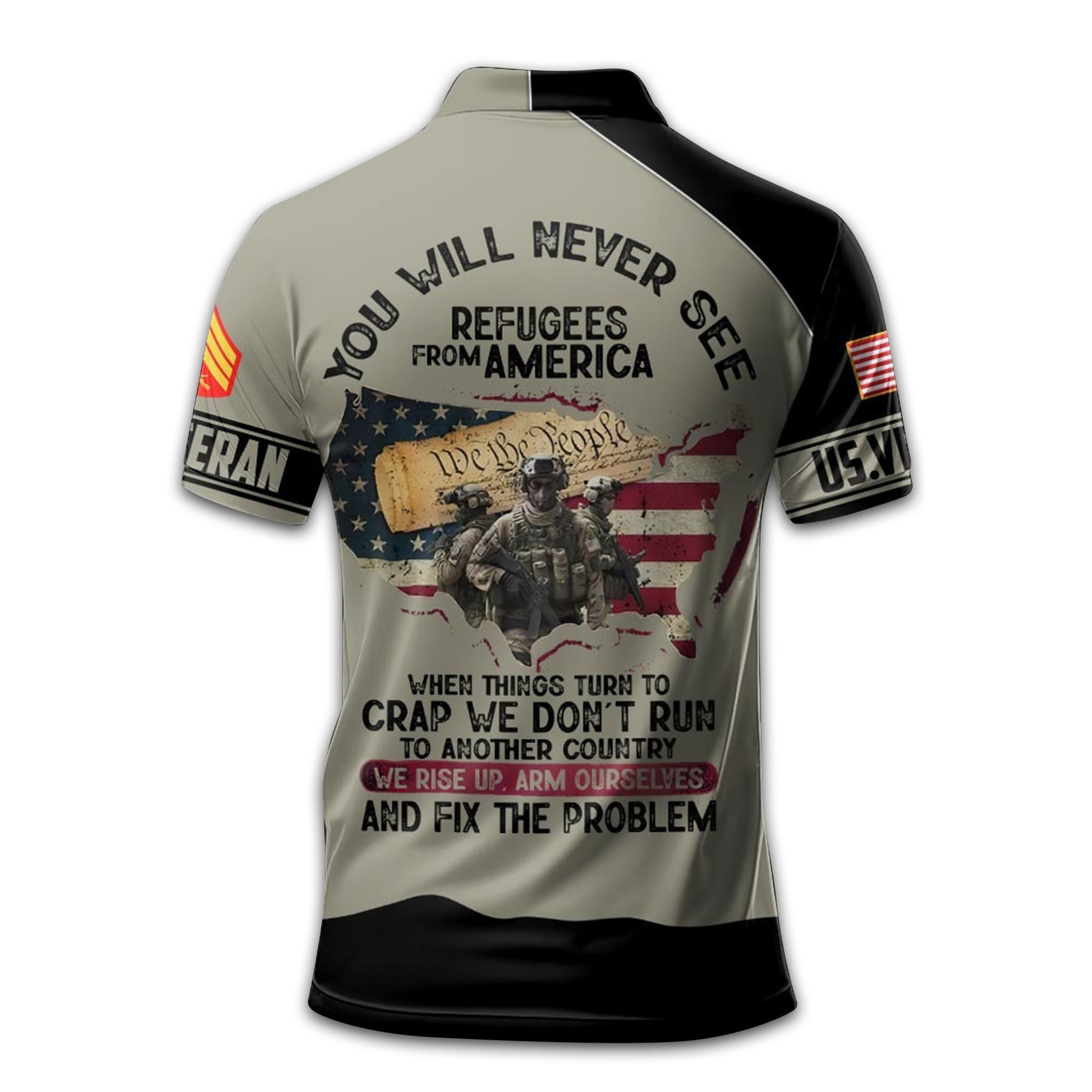 Unique Custom Name, Rank USMC Polo Shirt VPVC213808, Gifts For Marine Veteran, Gifts For Dad, For Husband, Best Gifts On Father's Day, Independence Day, Veterans Day.