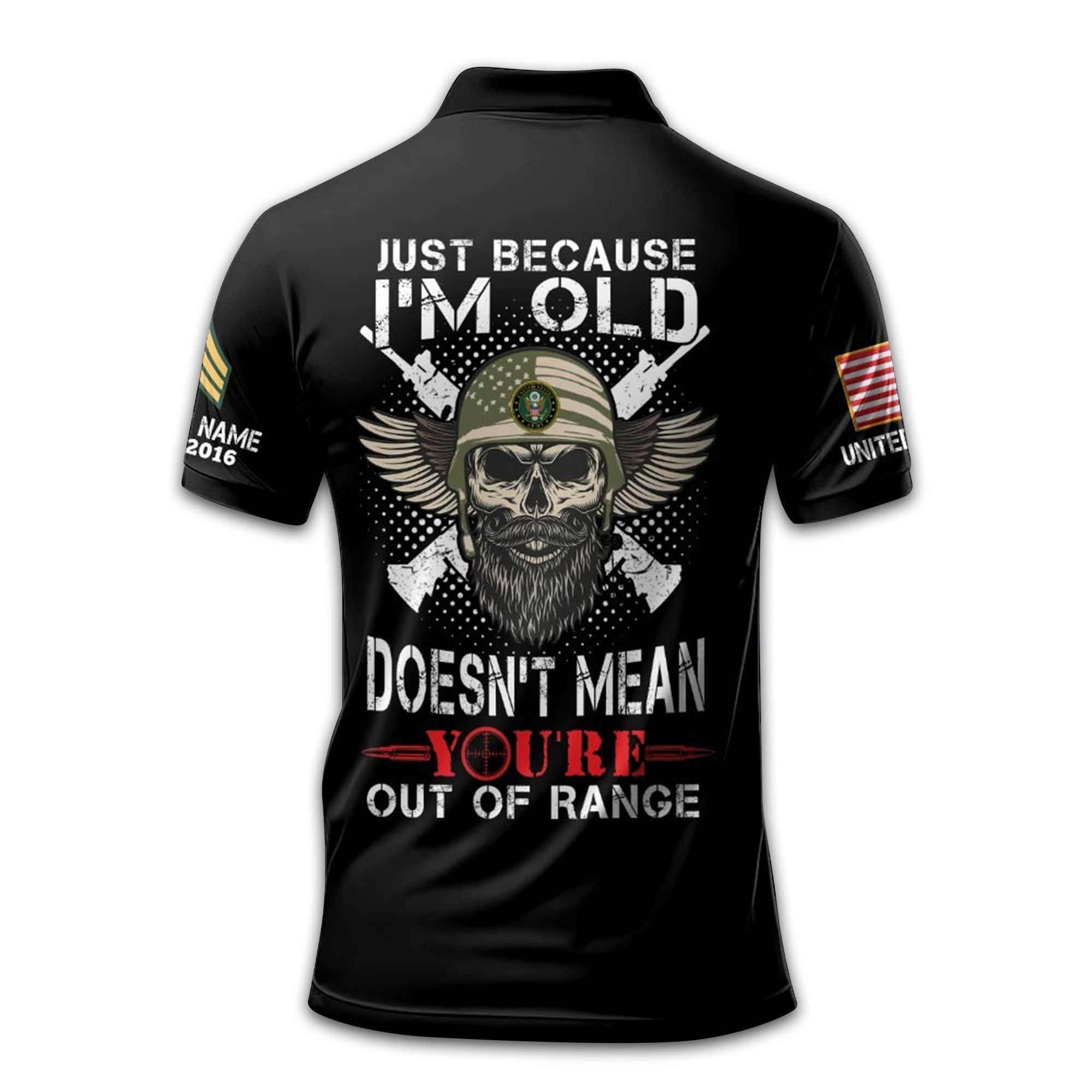Premium Custom US Army Polo Shirt VPVC213906, Gifts For Army Veteran, Gifts For Dad, For Husband, Best Gifts On Father's Day, Armed Forces Day, Independence Day, Veterans Day.
