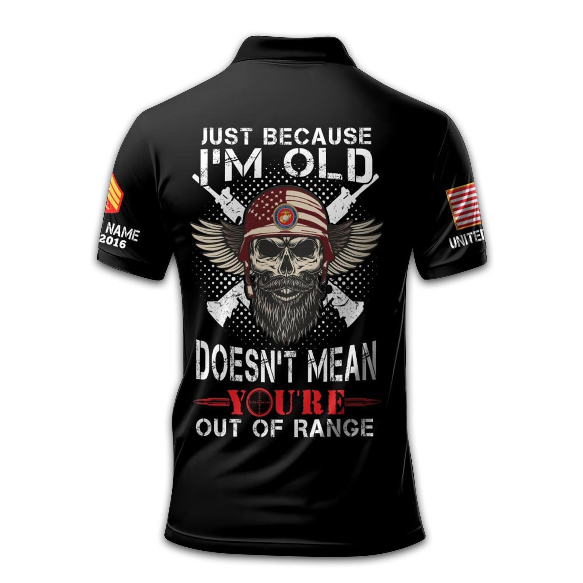 Premium Custom USMC Polo Shirt VPVC213908, Gifts For Marine Veteran, Gifts For Dad, For Husband, Best Gifts On Father's Day, Armed Forces Day, Independence Day, Veterans Day.