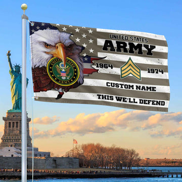 Premium Custom US Army Grommet Flag VPVC108710, Gifts For Army Veteran, Best Gifts On Father's Day, Armed Forces Day, Independence Day, Veterans Day.