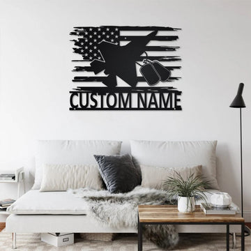 Premium Custom US Veteran Metal Signs VPVC901006, Gift For US Veteran, Home Decor Veterans Day Gift, Gifts For Dad, For Husband, Best Gifts On Father's Day, Armed Forces Day, Independence Day